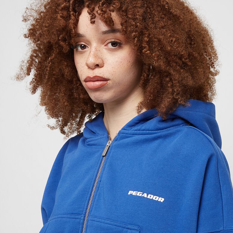 Marla Cropped Zip Hoodie