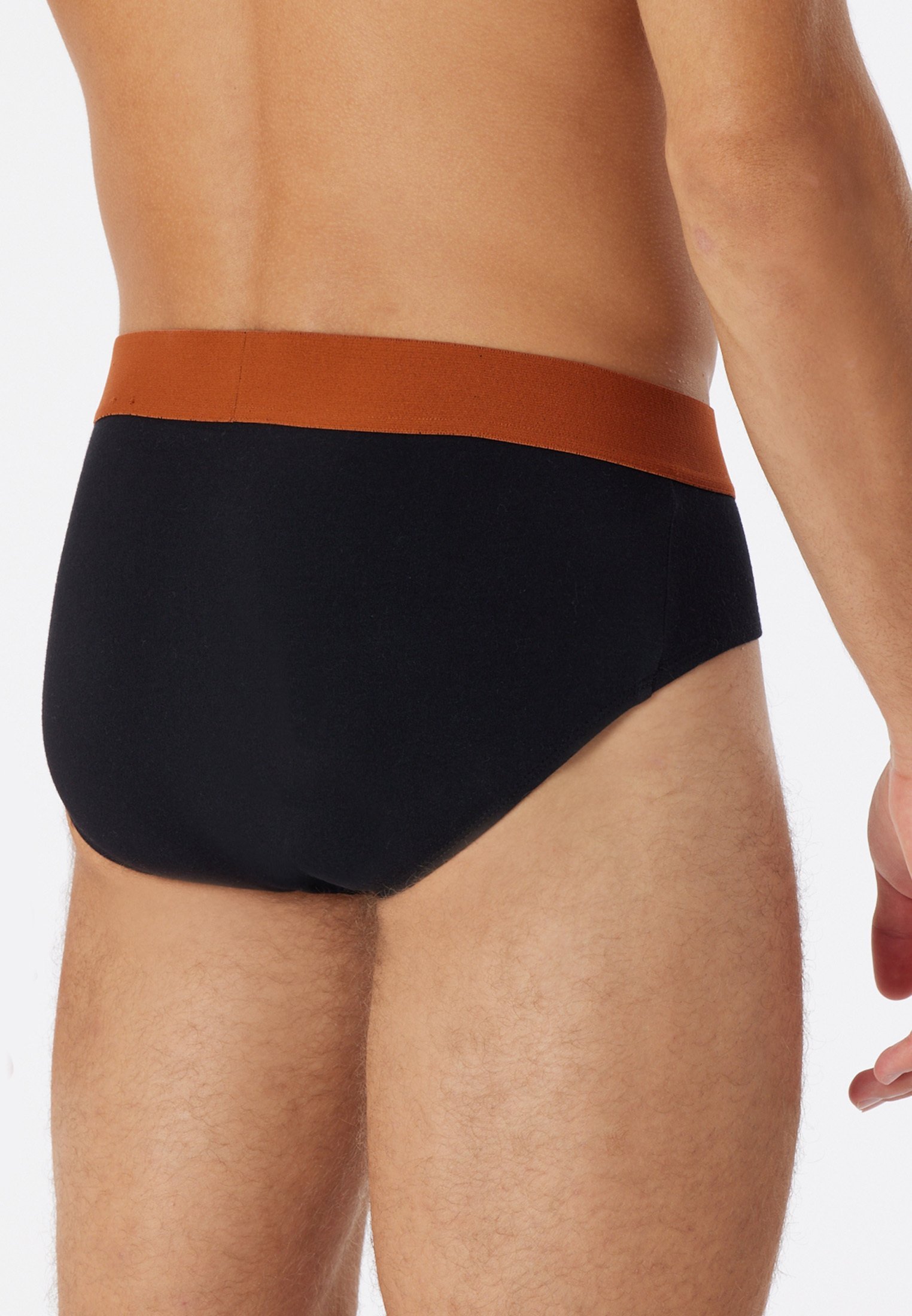 Schiesser RIO 3 PACK - Slips - schwarz braun