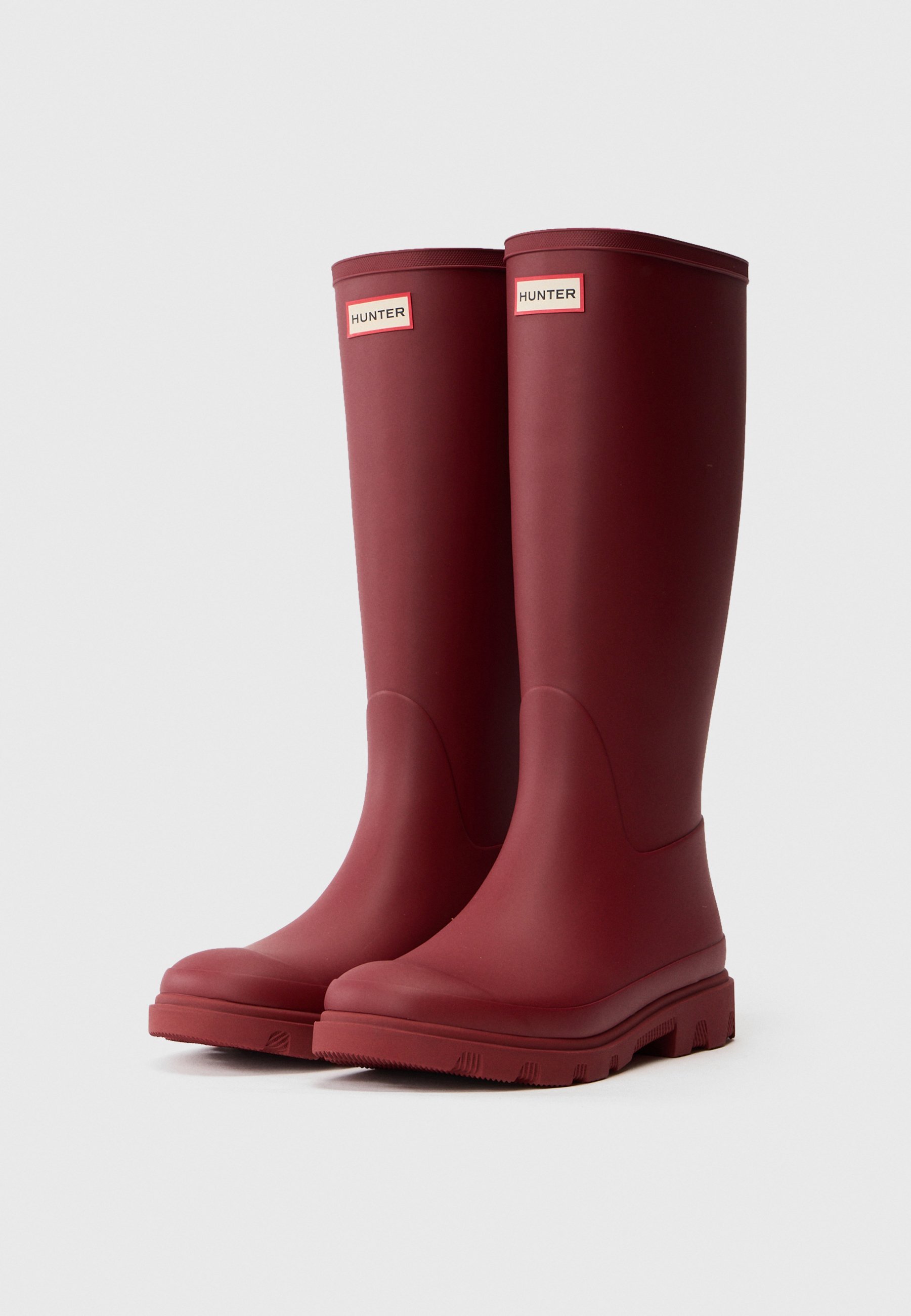 Bottes Hunter ORIGINAL DOWNPOUR TALL UNISEX - Merlot