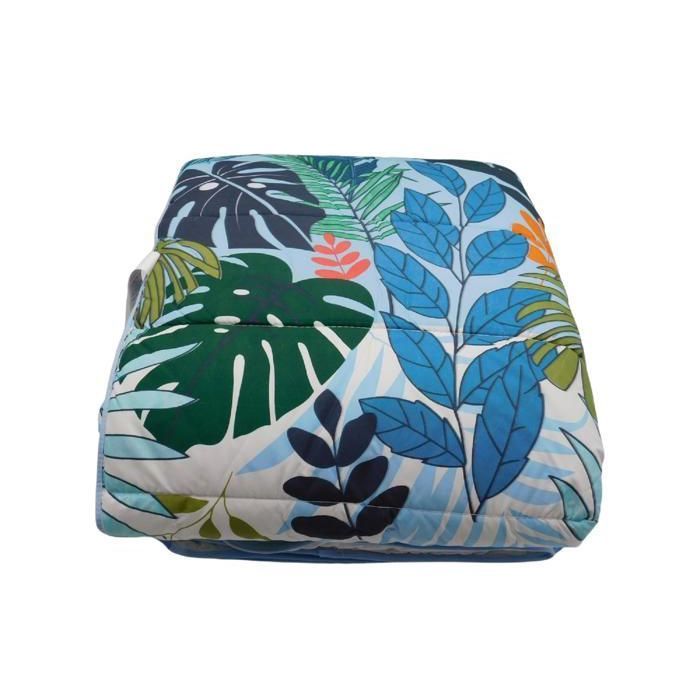 Funda nórdica estampada - MORTREUX - Marvin - 200 x 200 cm - Ligera - Edición especial de verano