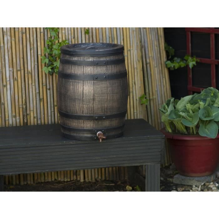 Water butt - NATURE - Barrel - 50 liters - Rotomolded PE - Accessories included