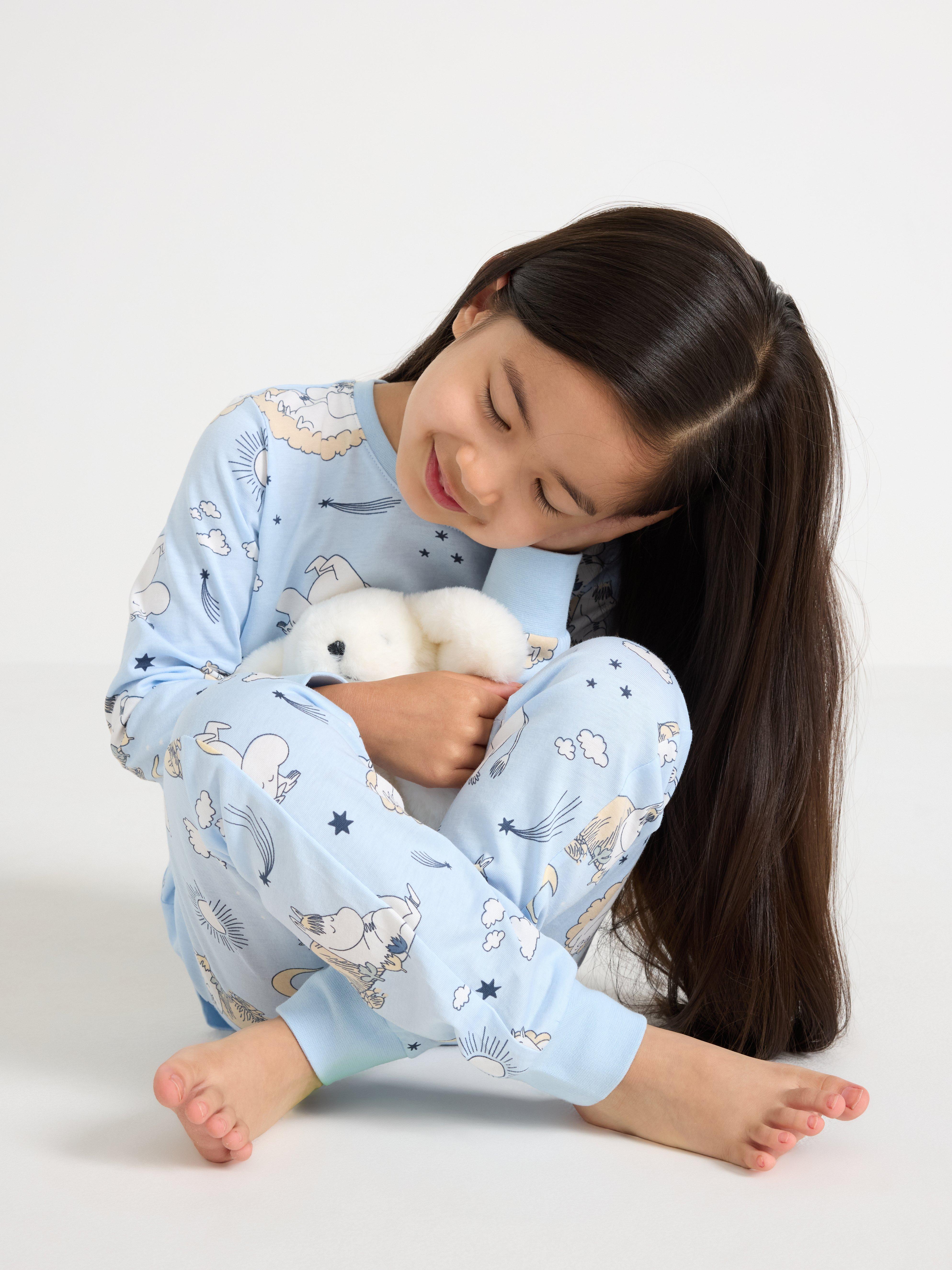Pijama Moomin azul claro