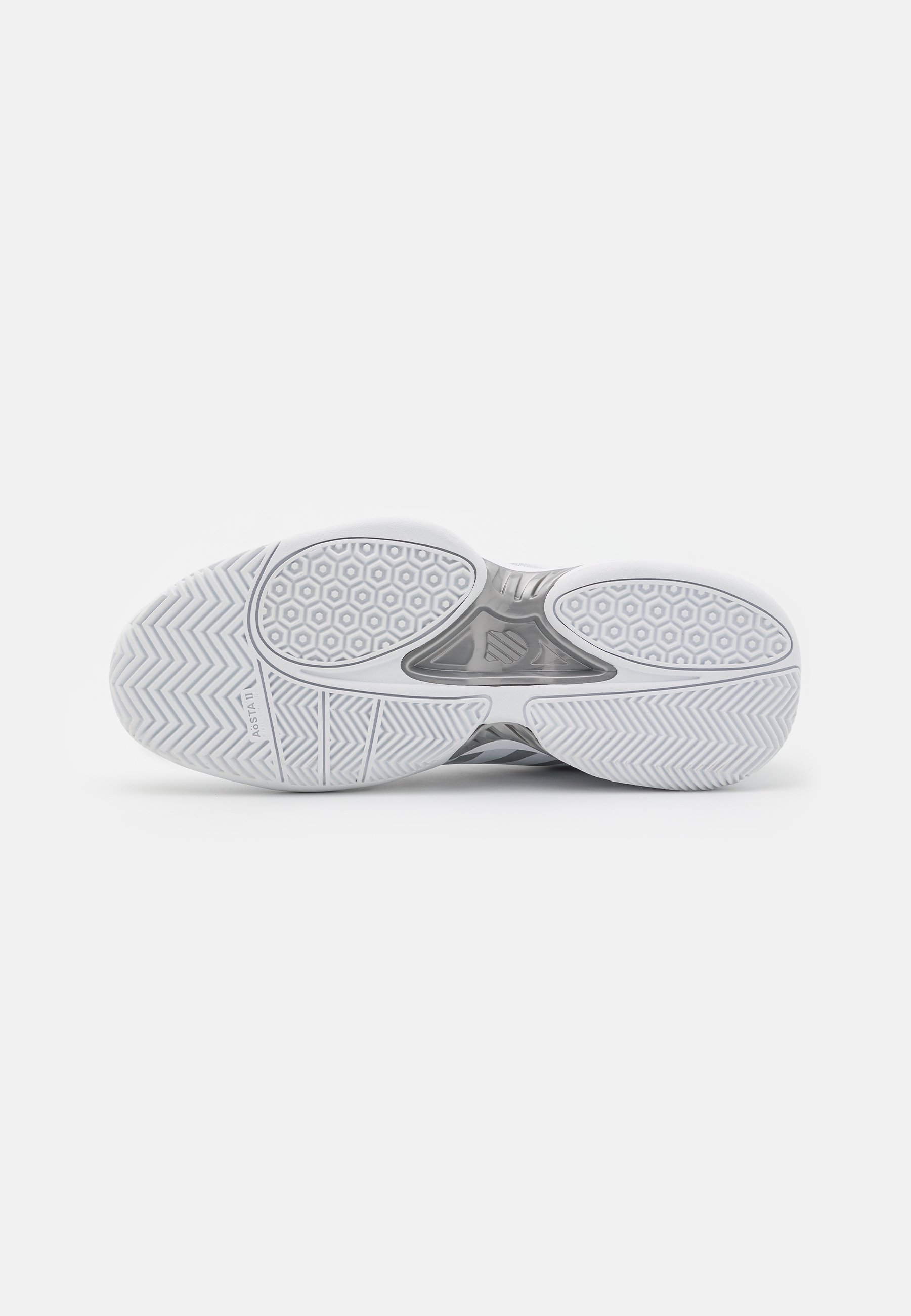 K-SWISS RECEIVER V - Tenisové boty na více kurtů - white/vapor blue/silver
