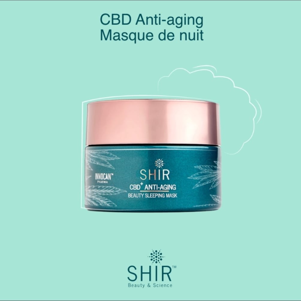 SHIR BEAUTY Masque de nuit anti-âge concentré en CBD