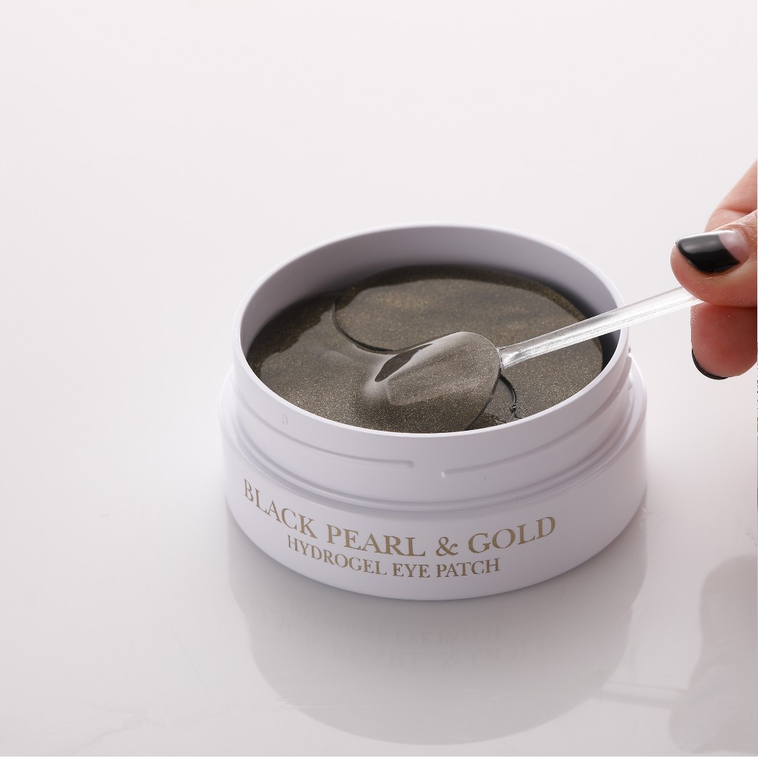 Petitfee Augenpads PETITFEE Schwarze Perle & Gold Hydrogel-Augenpads - 30 Paar