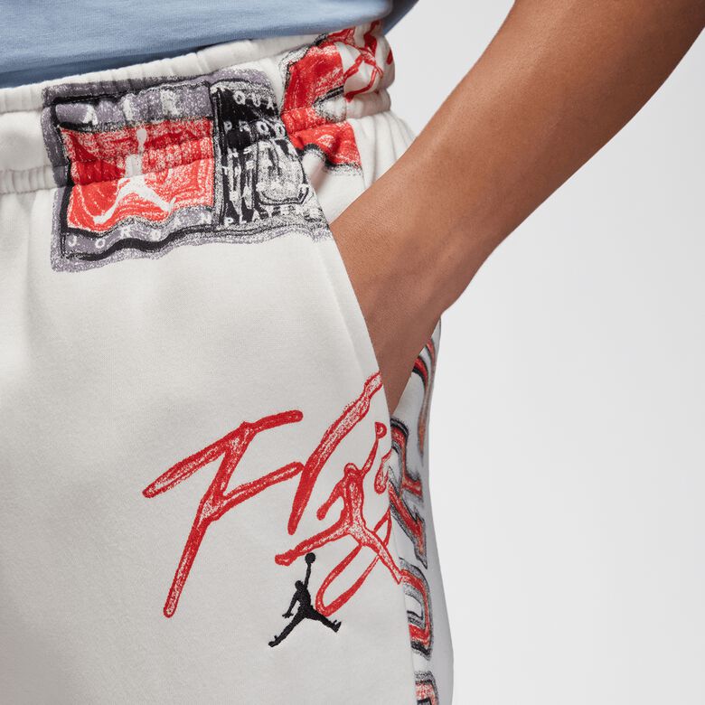 Pantaloni in pile con stampa integrale Essentials