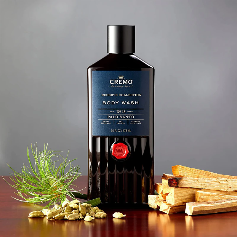 Бадьорий гель для душу Cremo Reserve Collection Palo Santo
