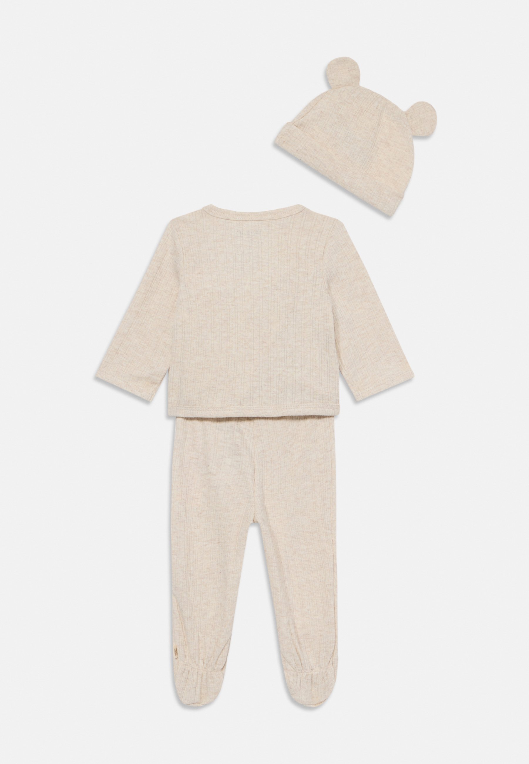 Completo unisex Huggies con pantaloni e piedini - Maglia a maniche lunghe - sabbia