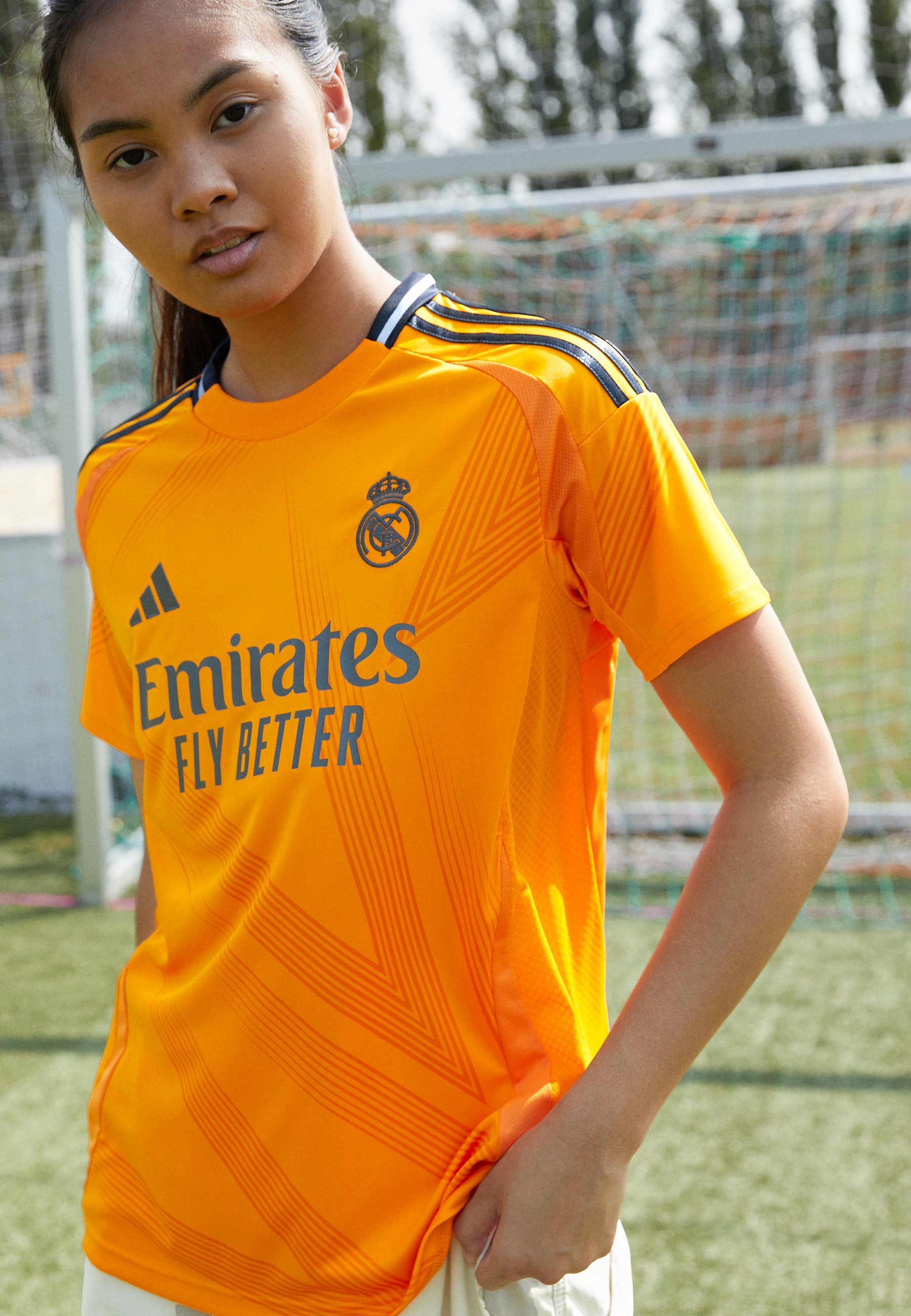 adidas Performance REAL MADRID 24/25 Auswärtstrikot - Fußballtrikot - Crew Orange