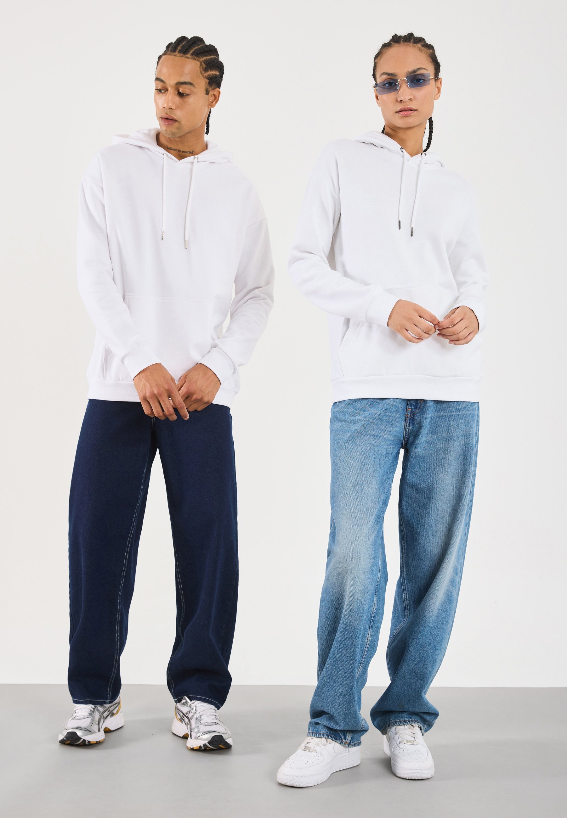 YOURTURN UNISEX - Hoodie - wit