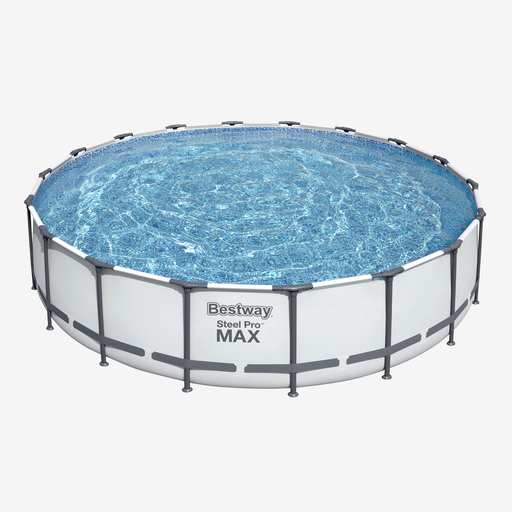 Piscine hors-sol tubulaire Bestway Steel Pro Max 549 x 122 cm avec pompe de filtration à cartouche de 5 678 l/h