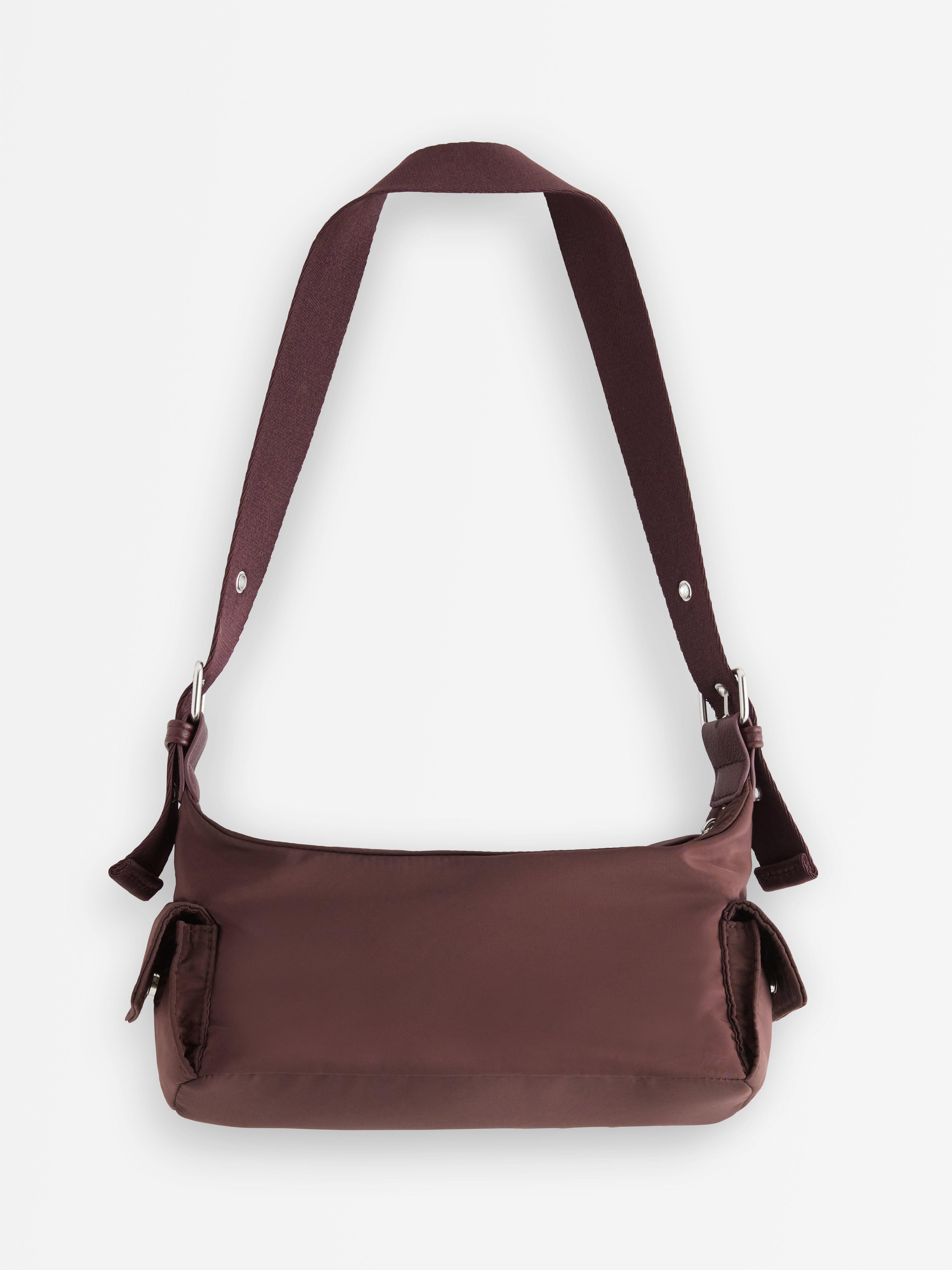 Bolsa de ombro marrom escuro