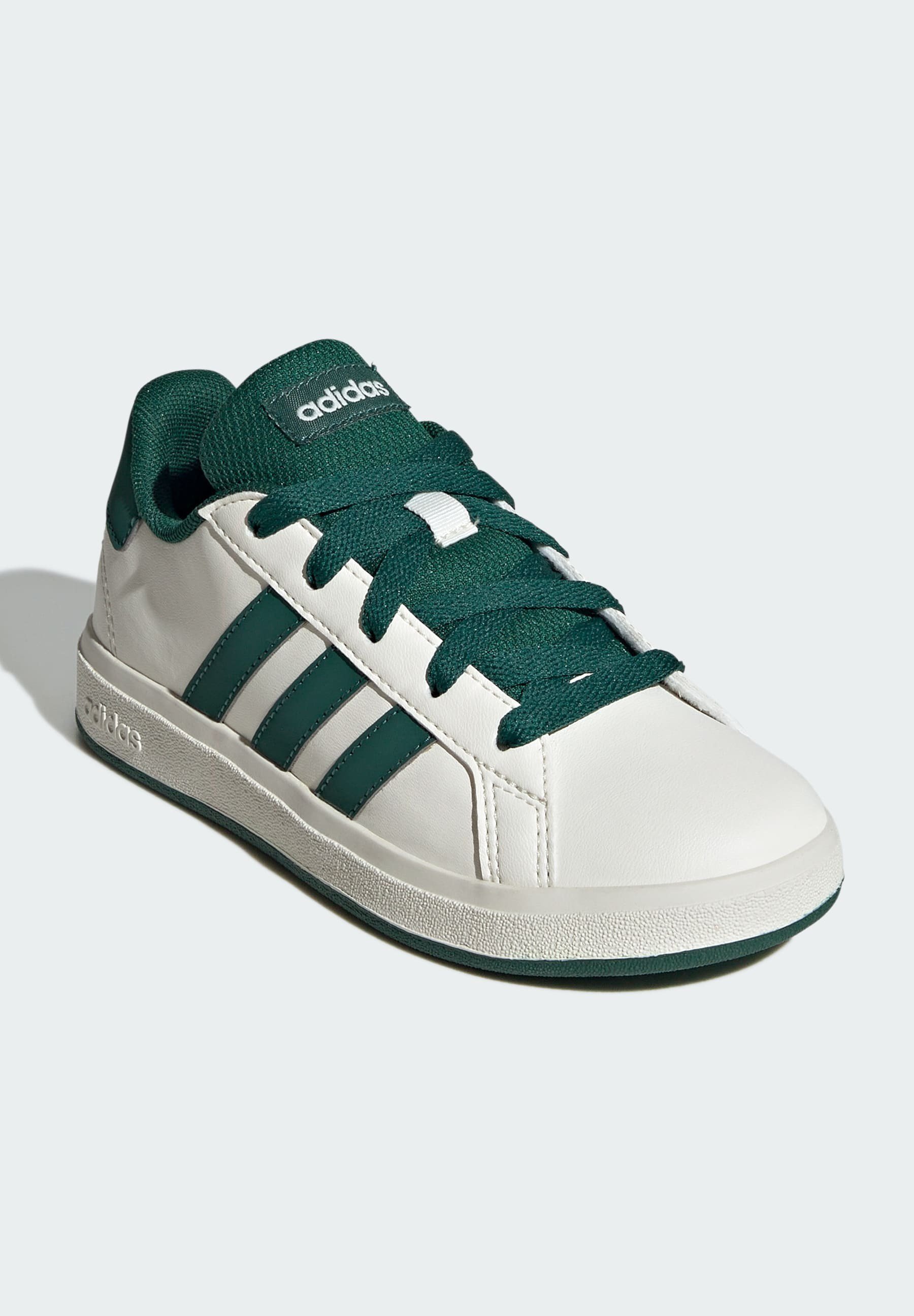 Dětské boty adidas Sportswear - smetanově bílá, vysokoškolská zelená, jádro černá