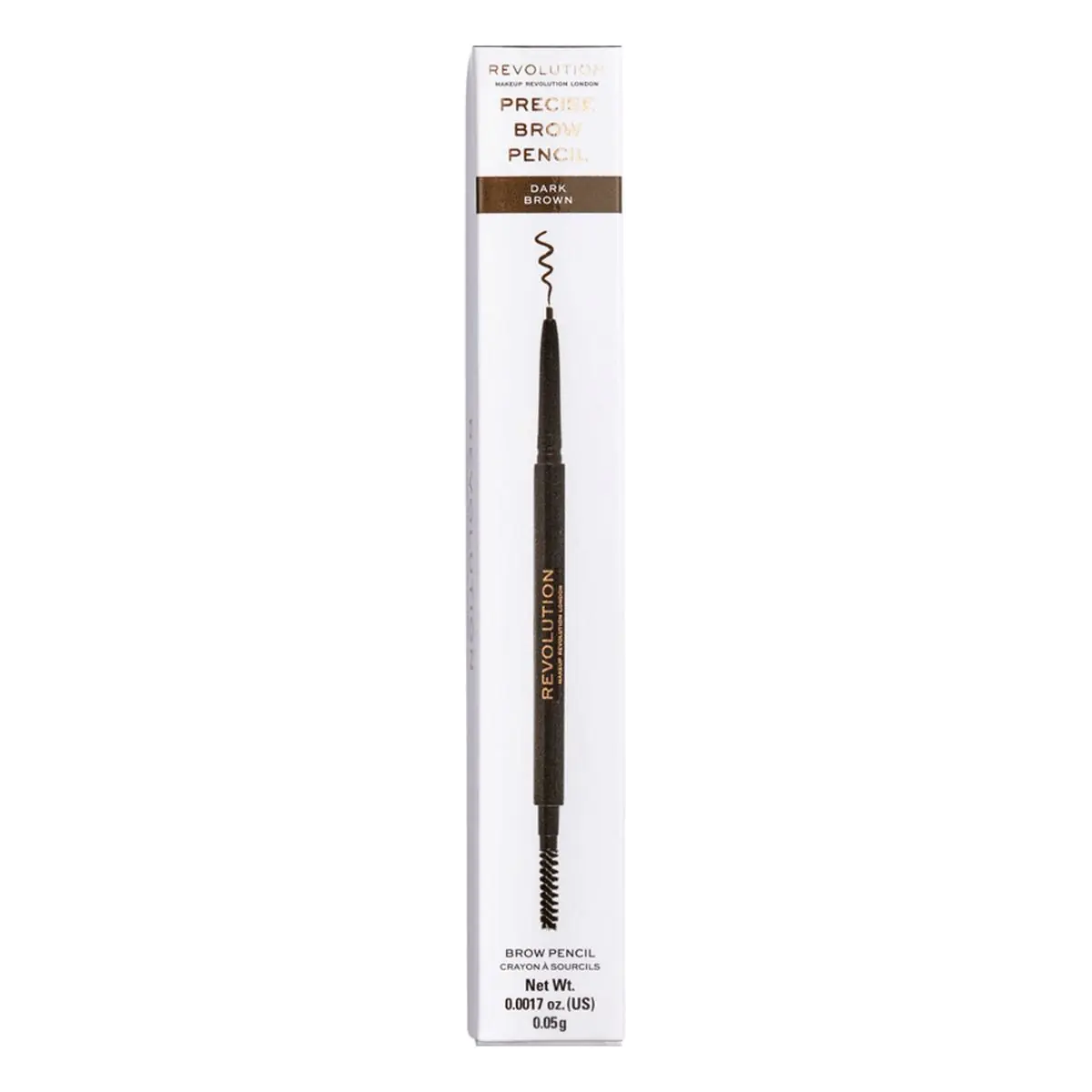 MAKEUP REVOLUTION Precise Brow Pencil Kredka do brwi Dark Brown 0,1g
