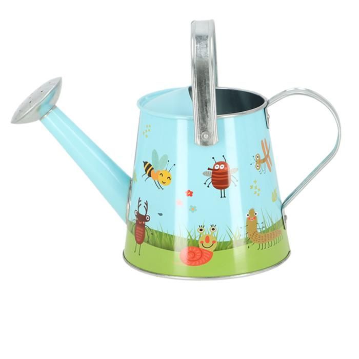 Regadera infantil con estampado de insectos.