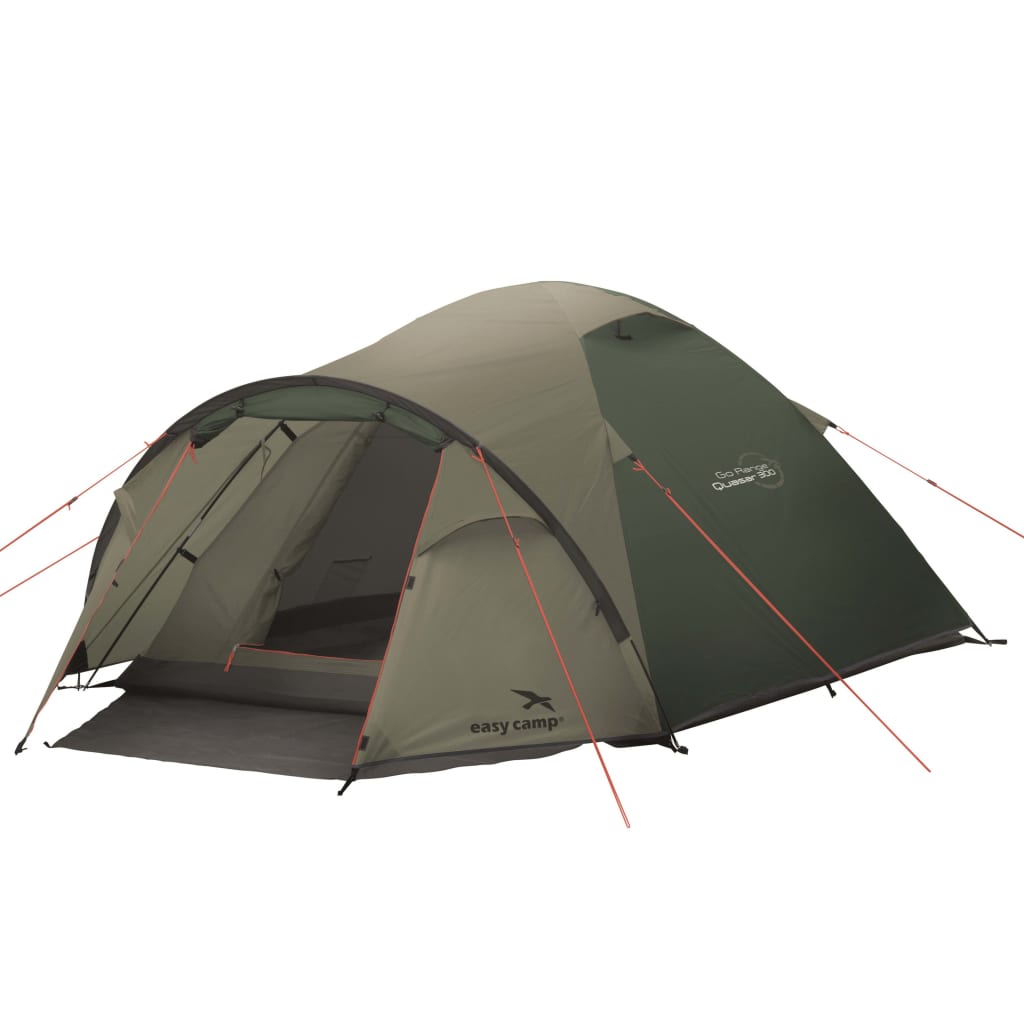 Tente Easy Camp Quasar 300 pour 3 personnes, vert rustique