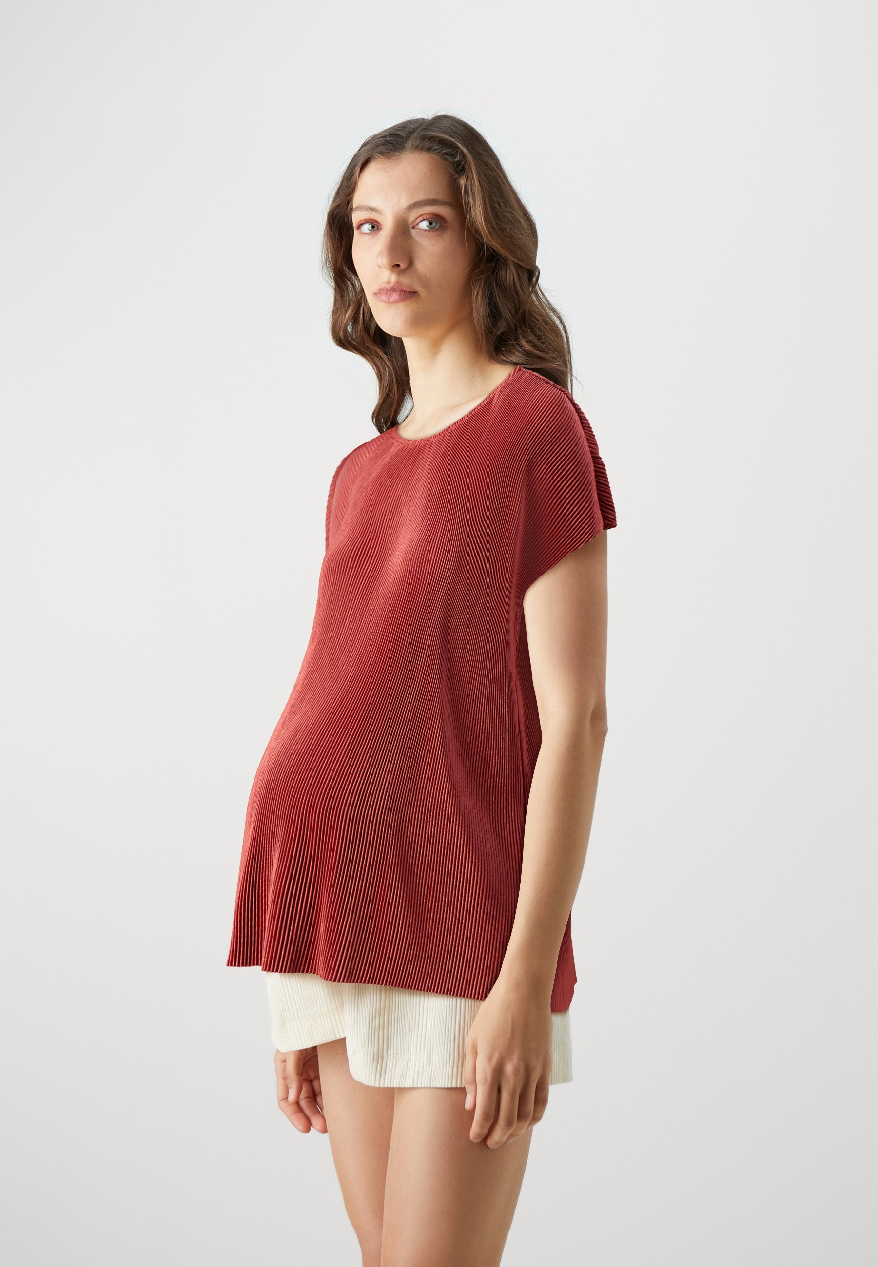 Anna Field MAMA Print T-shirt - bordeaux