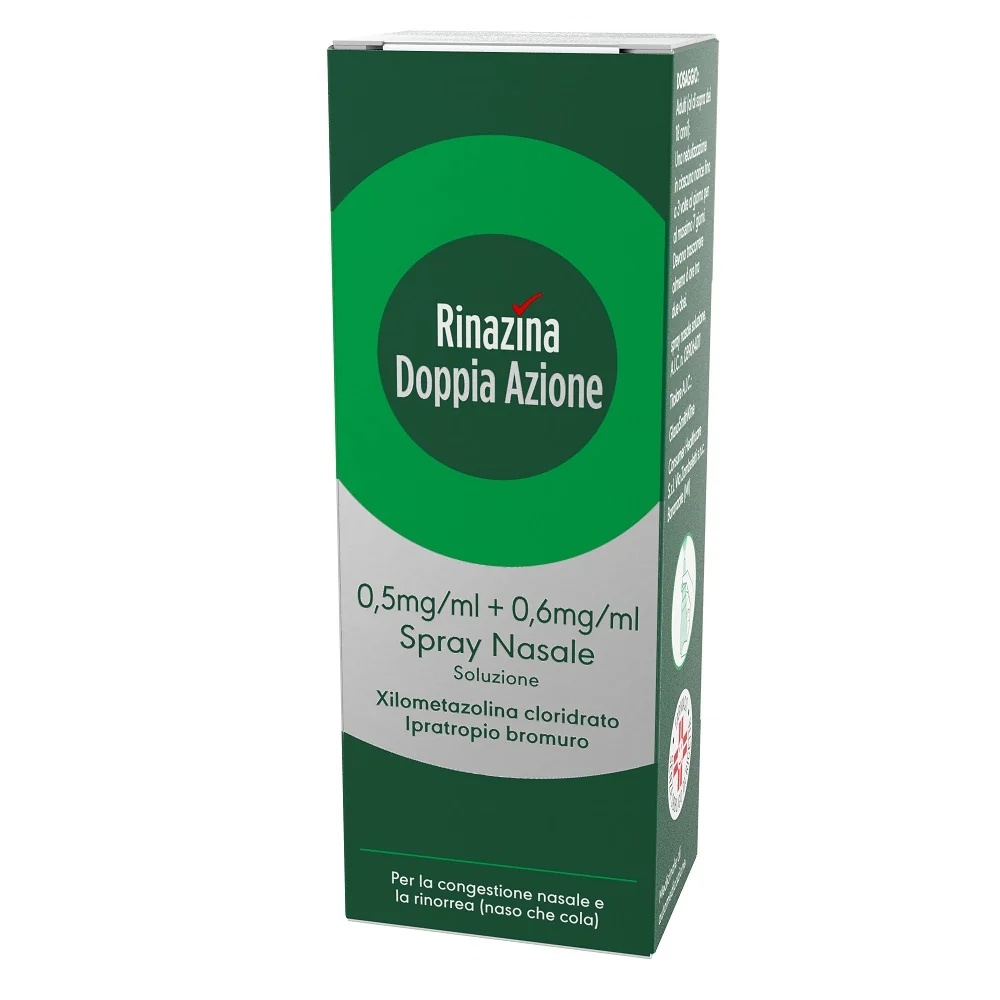 RINAZINA Rinazina Double Action 0,5 mg/ml + 0,6 mg/ml Neusspray 10 ml