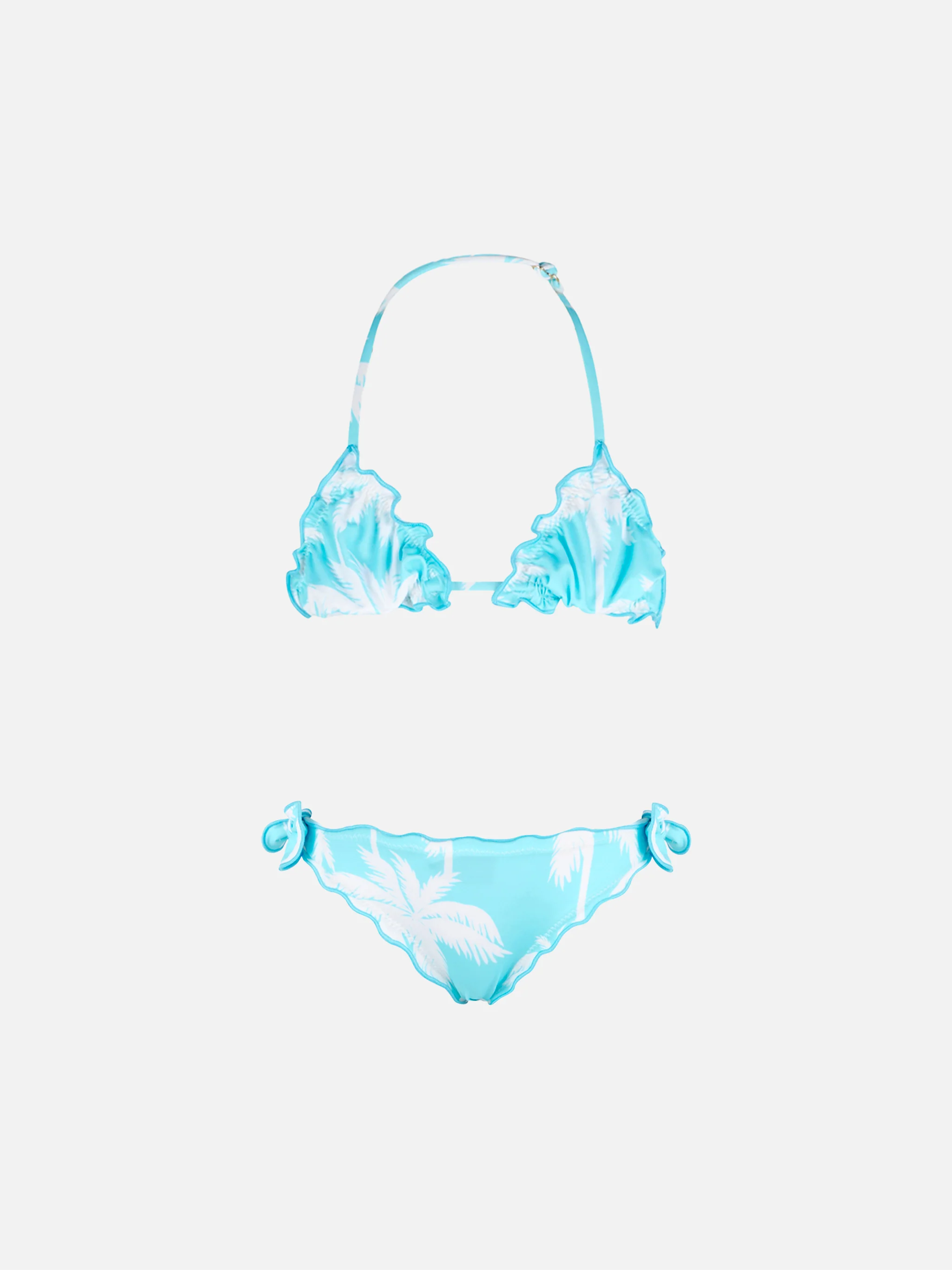 Bikini voor meisjes met palmboomprint