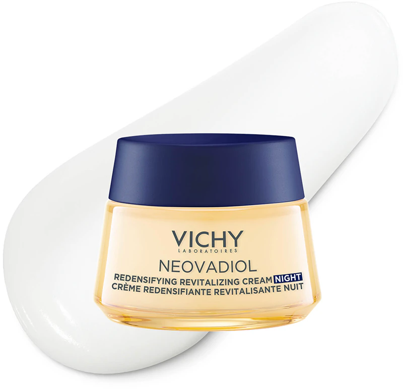 Vichy Neovadiol Compensating Complex, creme noturno revitalizante que firma a pele.