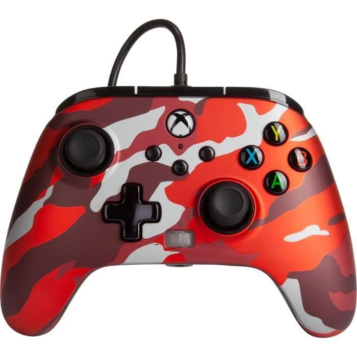 Wired Controller - Metallic Red Camouflage - Xbox One / PC