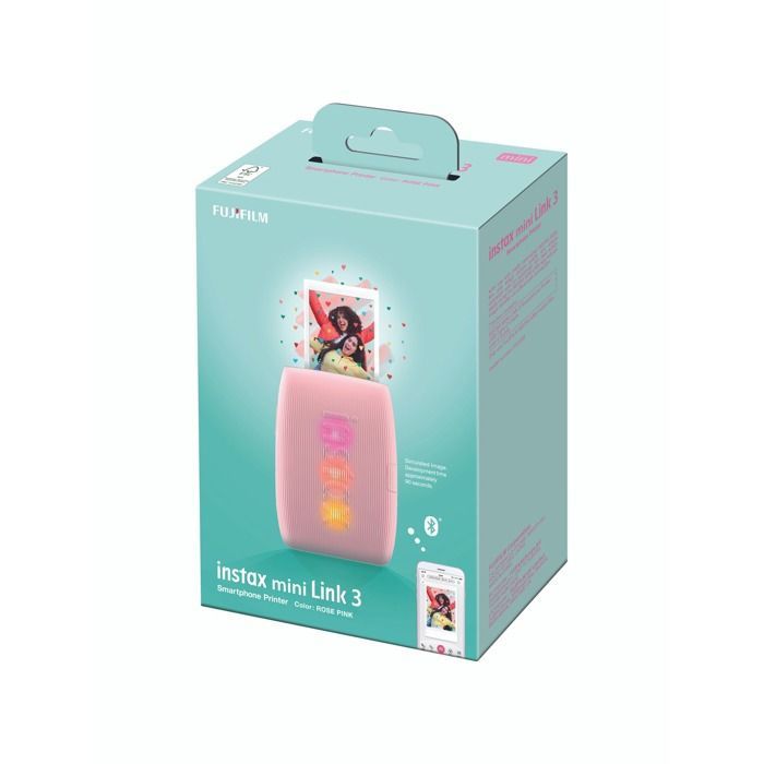 Imprimante photo Fujifilm INSTAX MINI LINK III ROSE POUDRE