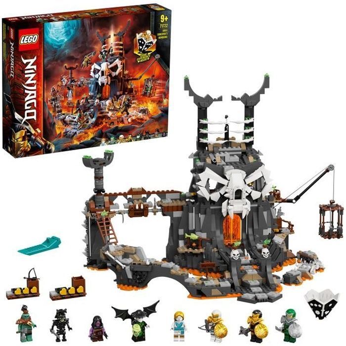 LEGO® NINJAGO® 71722 Le donjon du Sorcier du Crâne