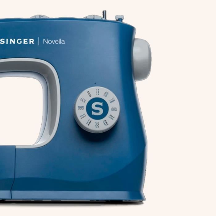 Macchina da cucire meccanica - SINGER - Novella - Potente motore da 70W - 23 programmi di cucitura