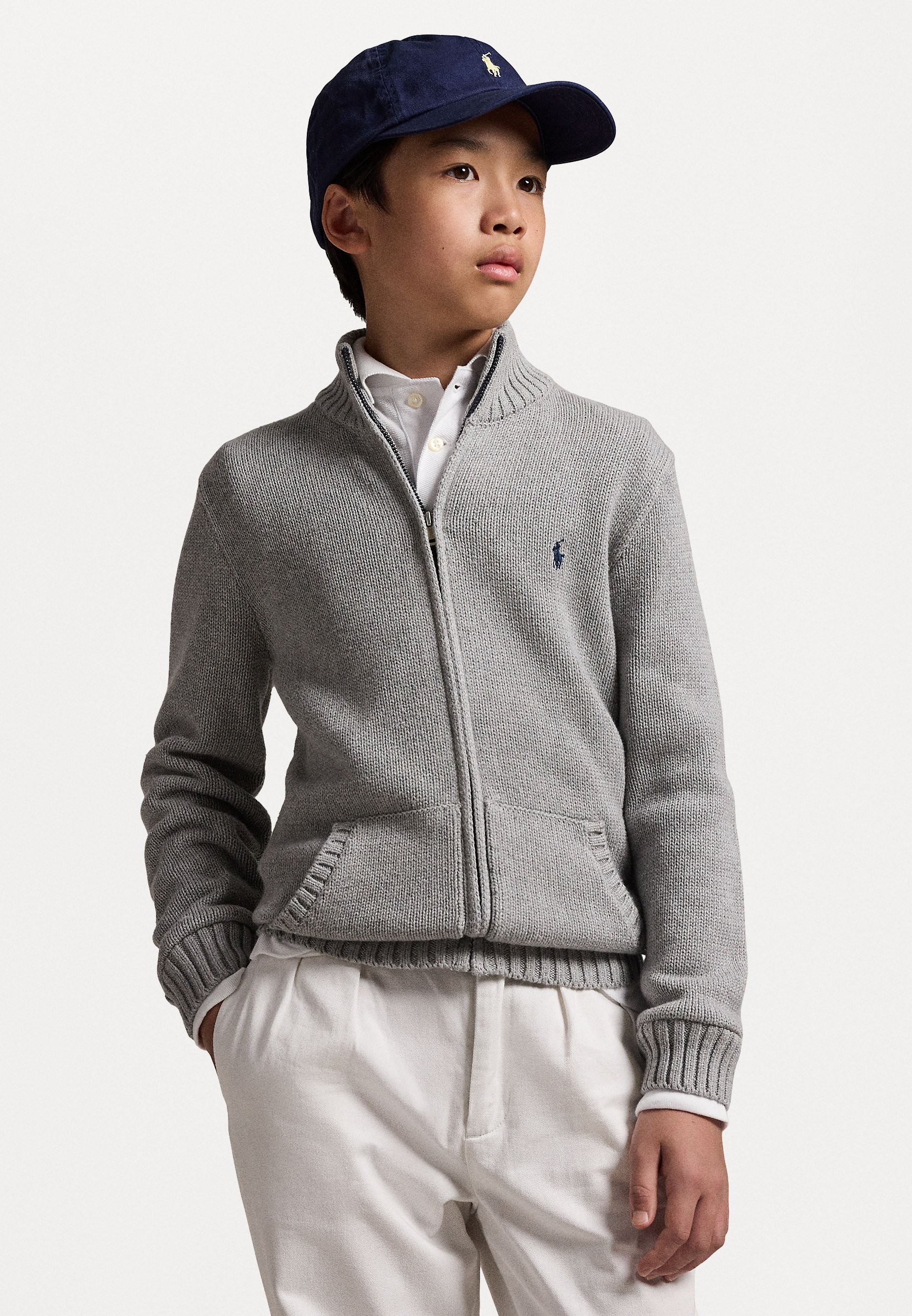 Gilet en coton zippé Polo Ralph Lauren - Andover Heather