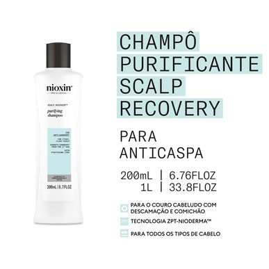 Nioxin Professionals Čisticí šampon proti lupům Scalp Recovery Čisticí šampon proti lupům 200 ml 200 ml