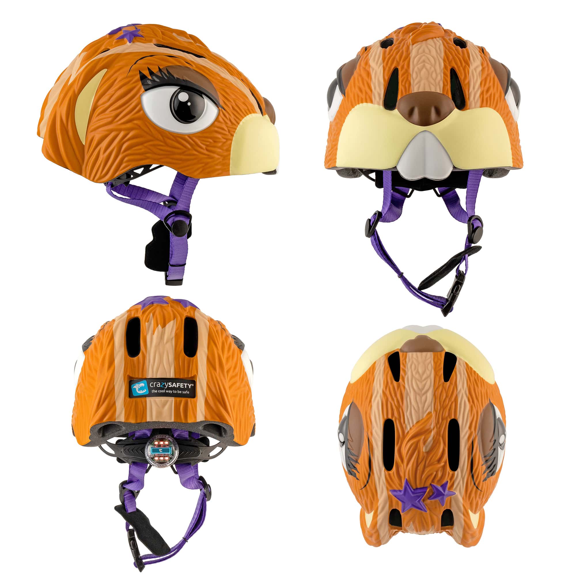  Crazy Safety Eichhörnchen-Fahrradhelm