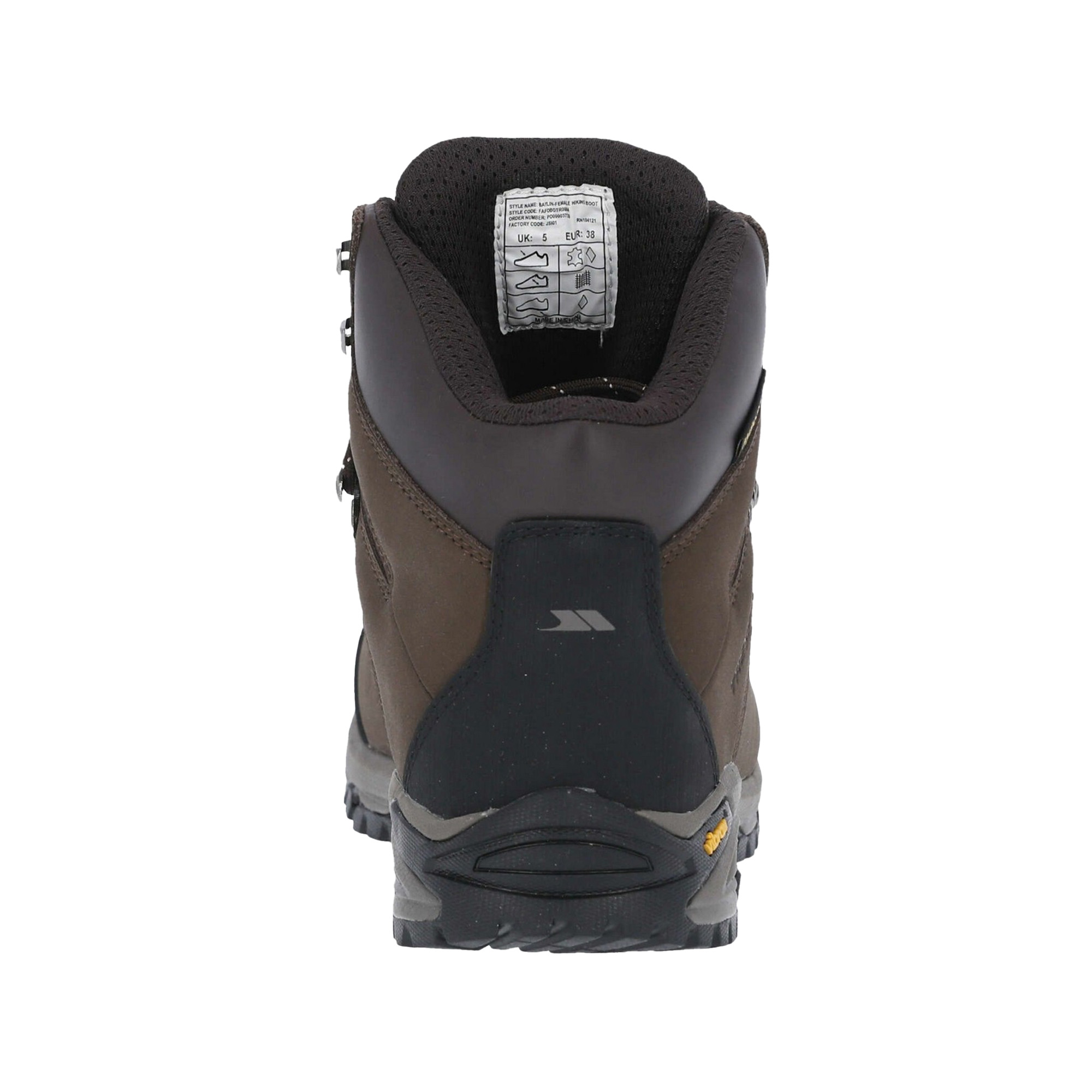 Botas De Senderismo De Cuero Con Cordones Trespass Baylin