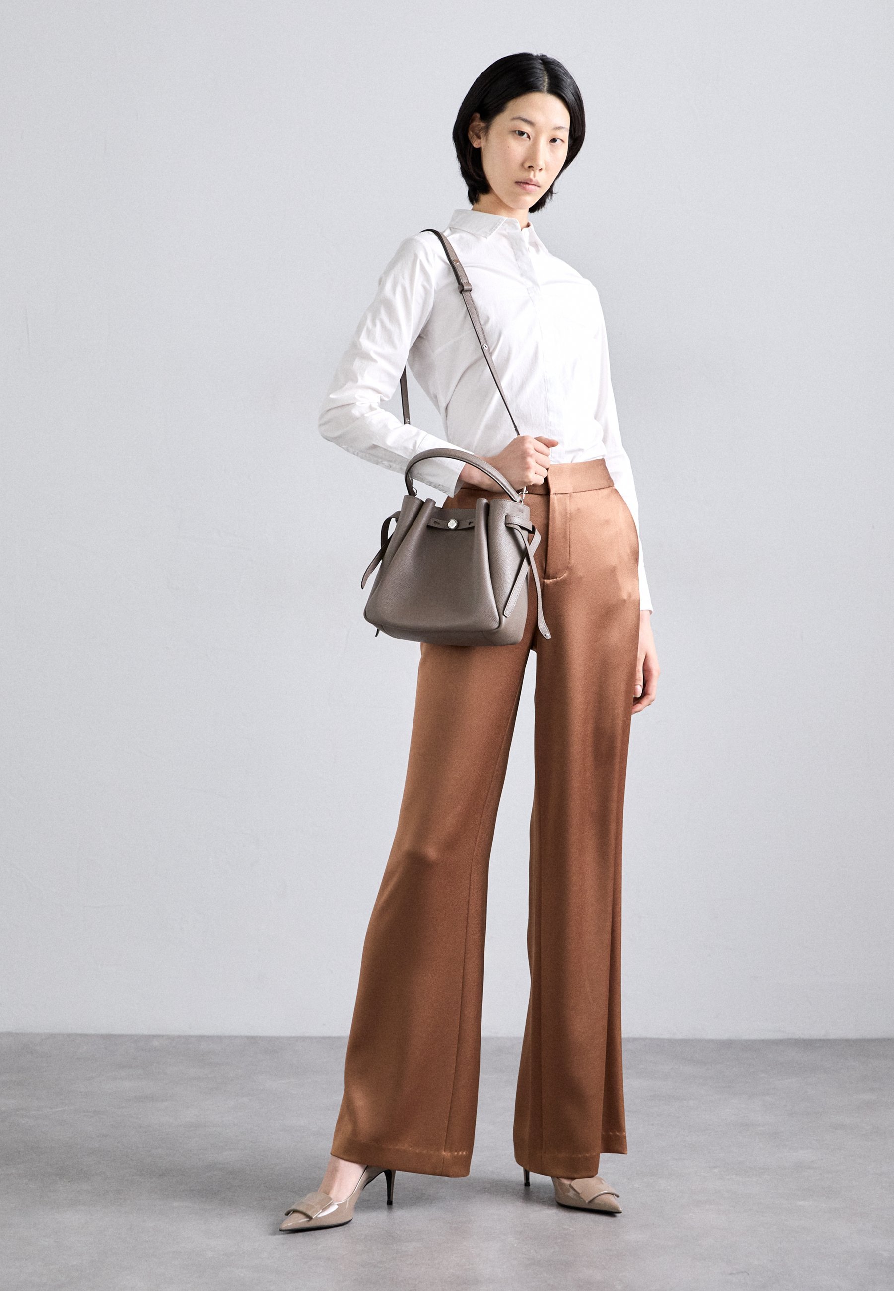 Tory Burch ROMY BUCKET BAG - Handtas - wilde paddenstoel