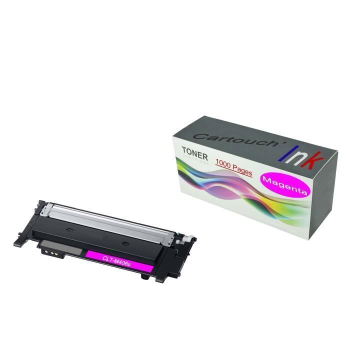 406S - Pack of 4 Compatible SAMSUNG CLT-K406s C406s M406s Y406s Toners - Samsung 406 Cartridge Toner