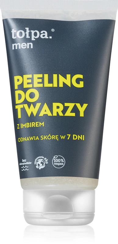 Esfoliante facial Tołpa Men para homens
