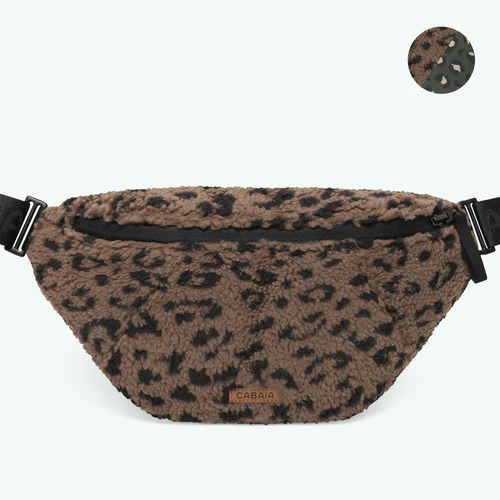 Cabaia Große braune Gaya-Bauchtasche