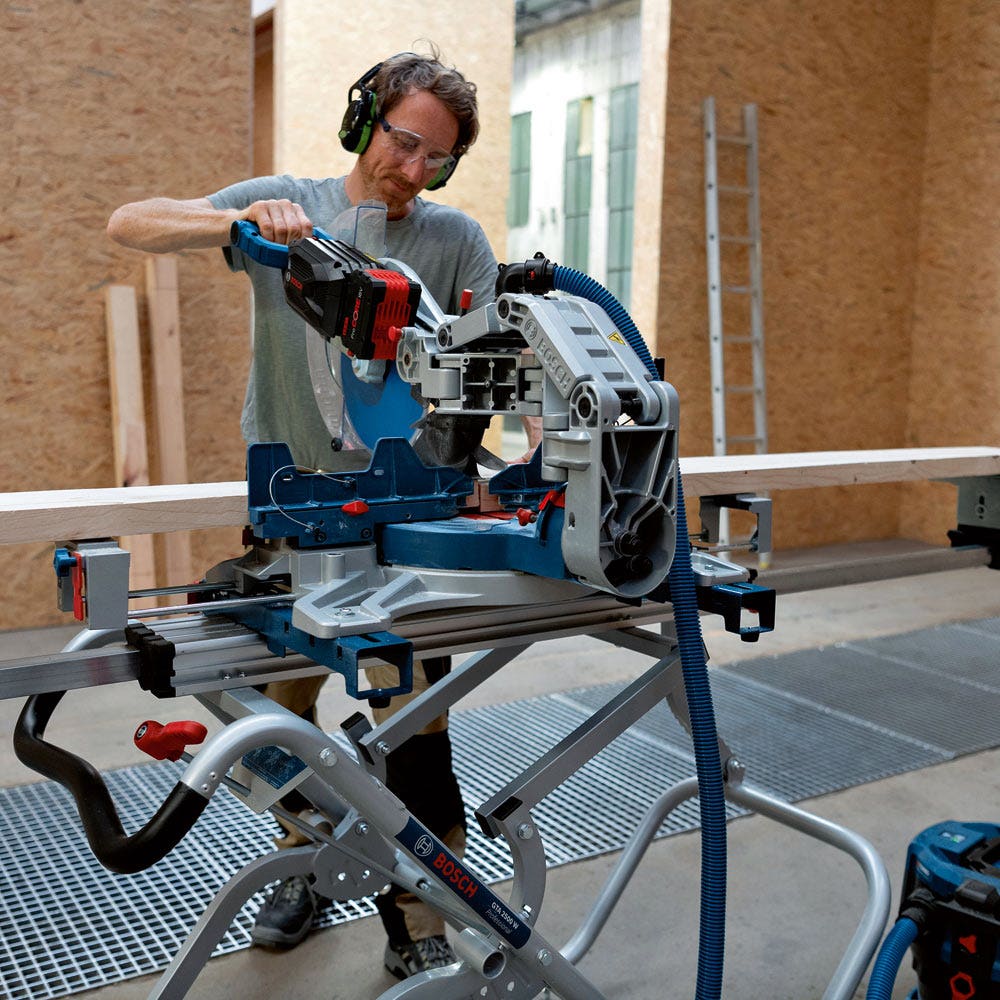 BOSCH 18V BITURBO Akku-Kapp- und Gehrungssäge 305 mm, Gleit-Kapp- und Gehrungssägen-Skin - GCM 18V-305 GCD