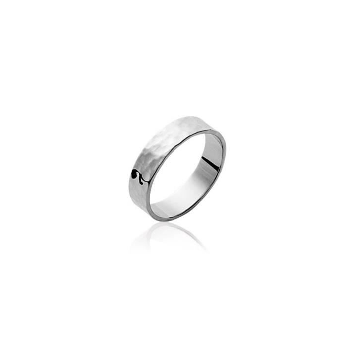 Bague - Argent massif 925°°° rhodié - Femme - Garanti sans nickel