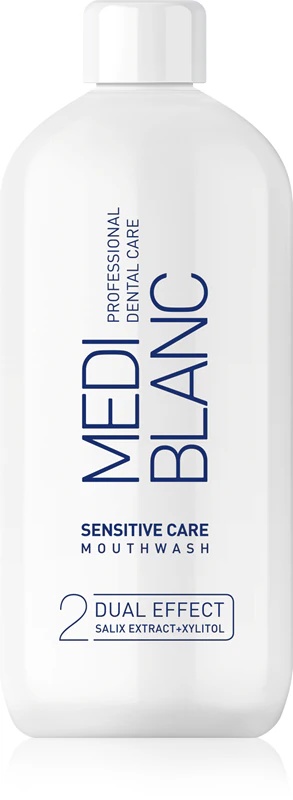 MEDIBLANC Sensitive Care mutes skalošanas līdzeklis jutīgiem zobiem un smaganām