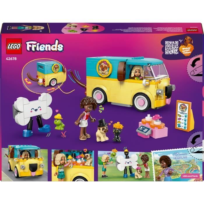 LEGO Friends 42678 Furgone Accessori per Animali - Giocattolo da costruzione per bambini dai 6 anni in su