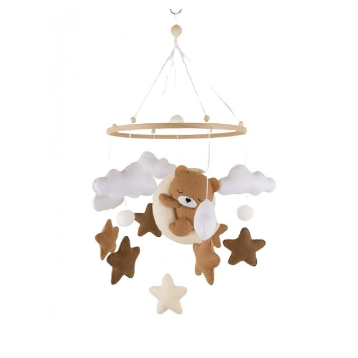 Handmade Sleeping Teddy Baby Mobile