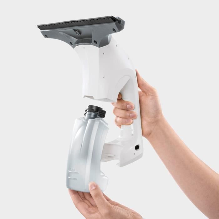 KARCHER WV 1 Plus - Limpiacristales - Escobilla de goma de 250 mm de ancho - Autonomía de la batería: 25 min - Limpia hasta 70 m² (aproximadamente 23 ventanas)