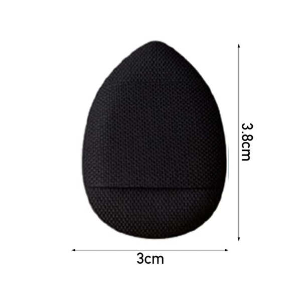 Luvyah Cosmetics Mini Finger Powder Puffs Air Cushion Nero