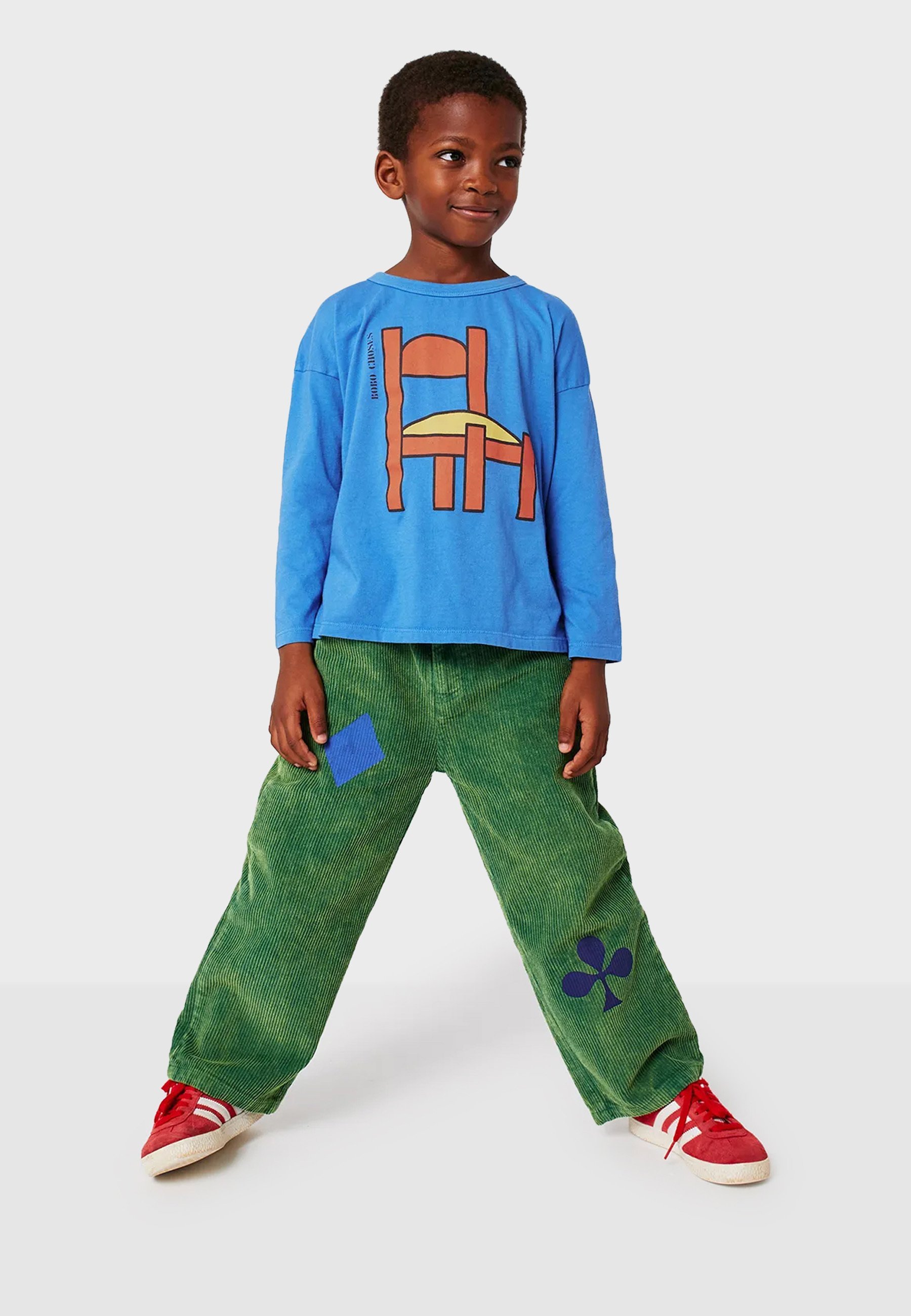 Bobo Choses LONG SLEEVE LENGHT CHAIR UNISEX - Maglia a maniche lunghe - blu
