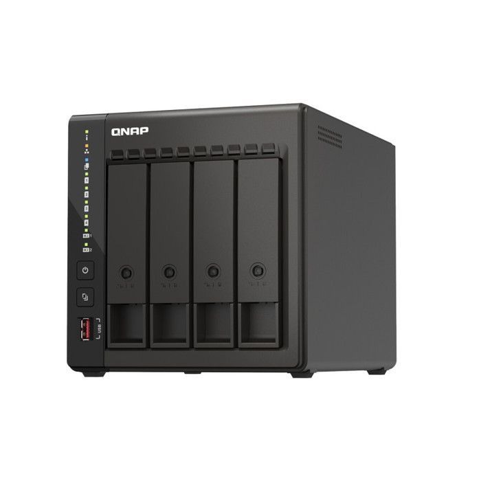 Serveur NAS - Qnap - TS-453E-8G - 4 baies - 8 Go RAM - 2.5GbE