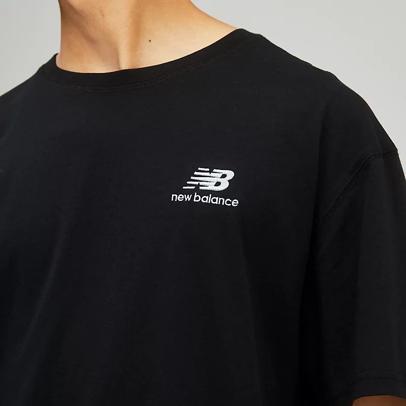 Unisex-T-Shirt Uni-ssentials Baumwolle - SCHWARZ