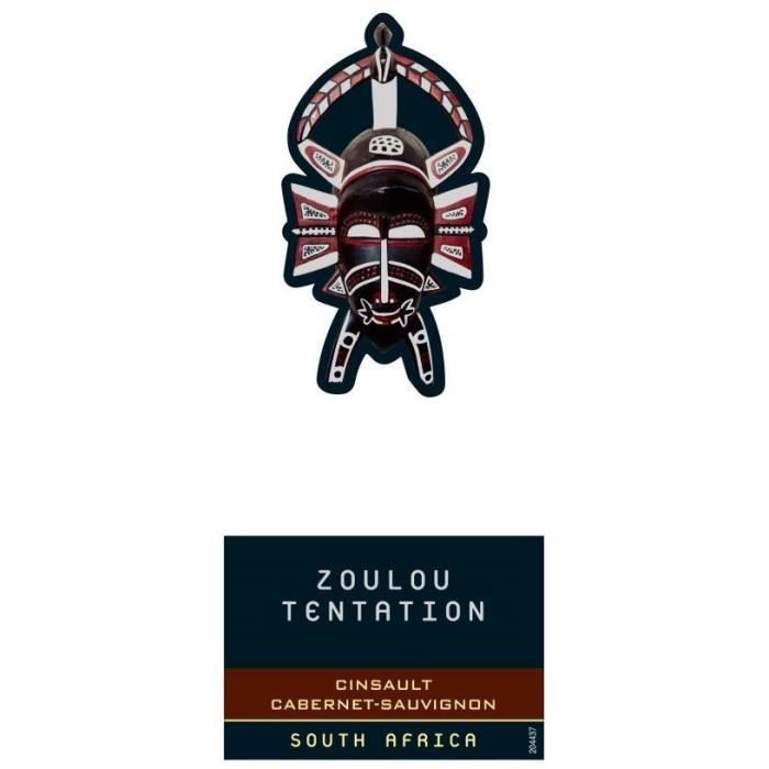 Zulu Temptation Cinsault Cabernet Sauvignon - Vino tinto sudafricano 2024