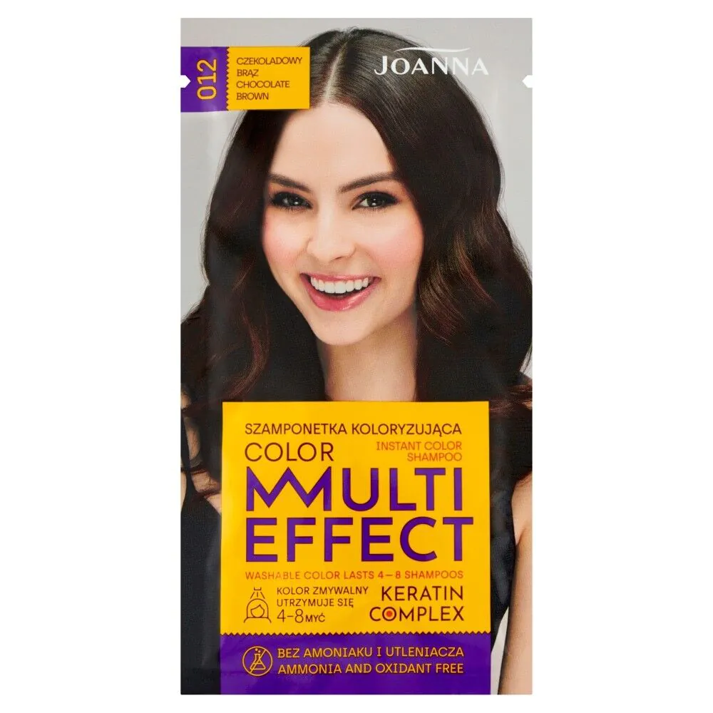 Joanna Multi Effect Color 012 Czekoladowy brąz Szamponetka koloryzująca