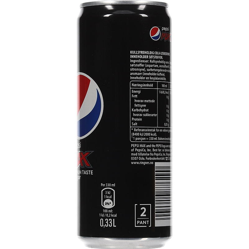 Pepsi Pepsi Max 20 lattine da 0,33 l