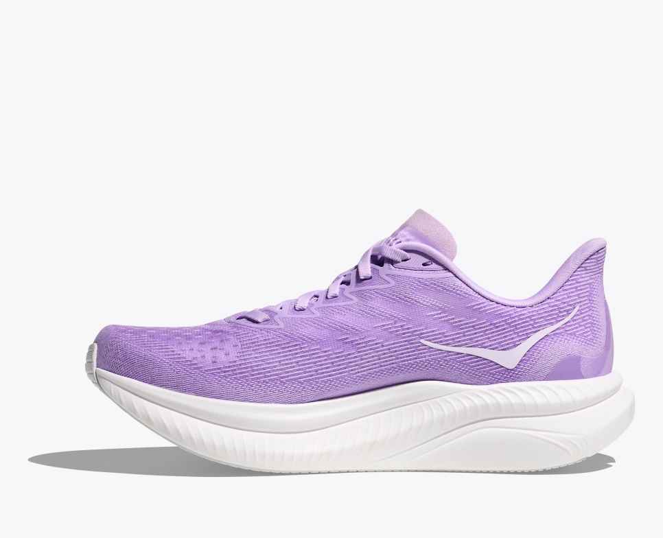 HOKA Mach 6 Asterbloem / Wit